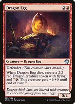 Magic the Gathering Card - Dragon Egg - MTG Circle