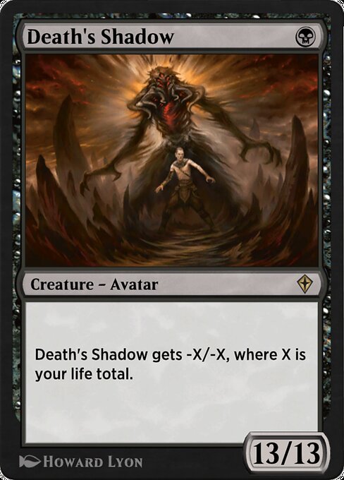 Magic the Gathering Card - Death's Shadow - MTG Circle