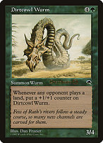Magic the Gathering Card - Dirtcowl Wurm - MTG Circle