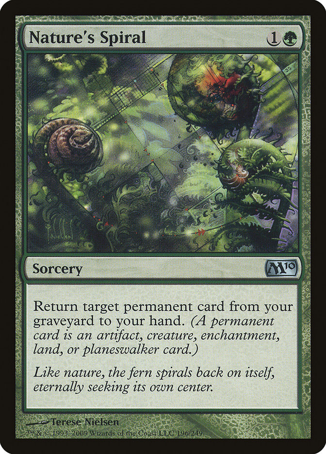 Magic the Gathering Card - Nature's Spiral - MTG Circle