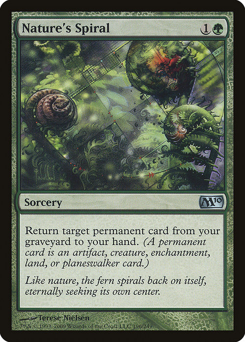 Magic the Gathering Card - Nature's Spiral - MTG Circle