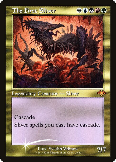 Magic the Gathering Card - The First Sliver - MTG Circle