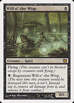 Magic the Gathering Card - Will-o'-the-Wisp - MTG Circle