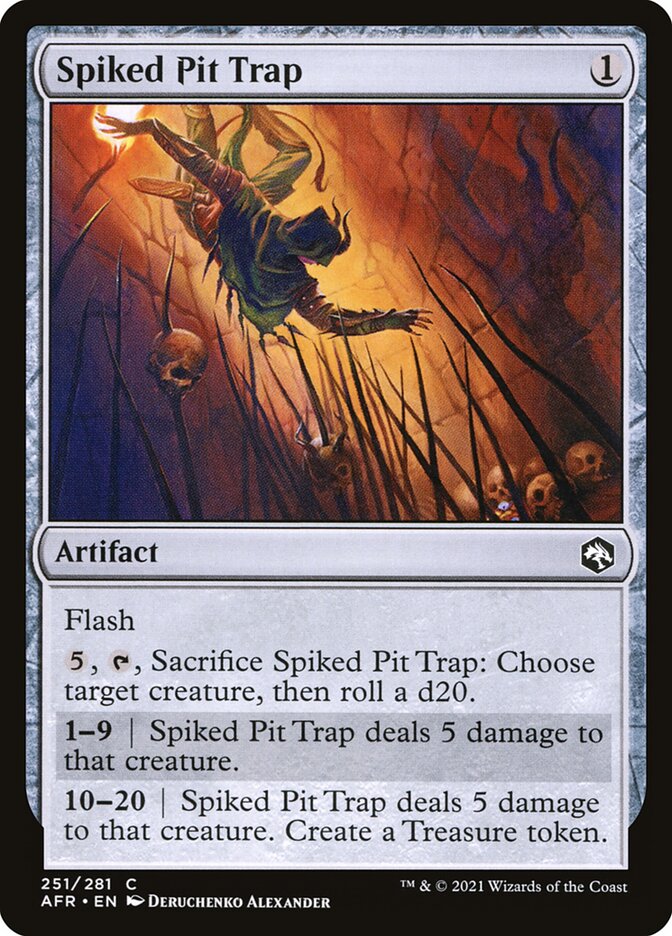 Magic the Gathering Card - Spiked Pit Trap - MTG Circle