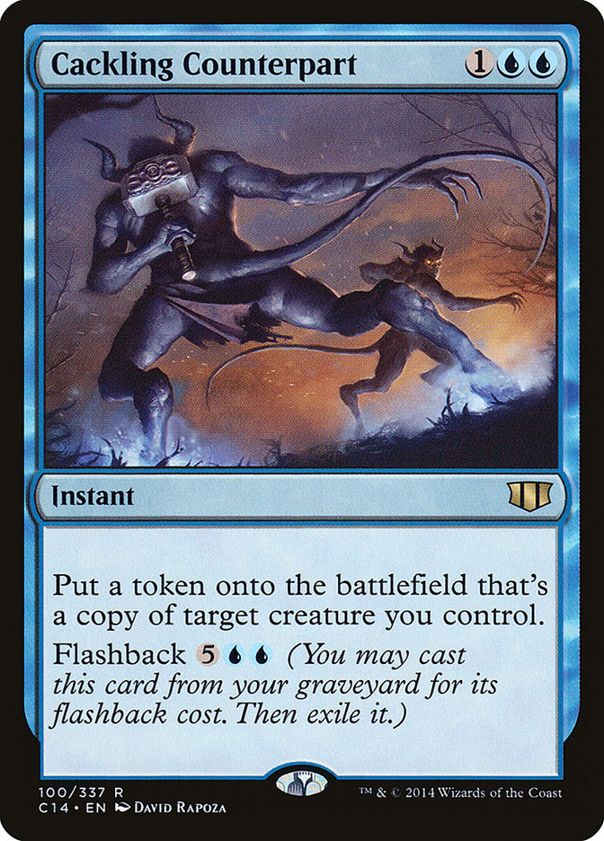 Magic the Gathering Card - Cackling Counterpart - MTG Circle