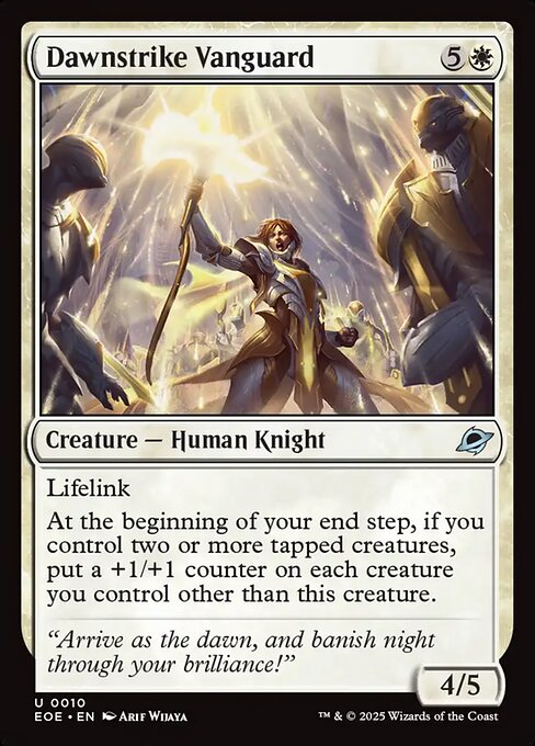 Magic the Gathering Card - Dawnstrike Vanguard - MTG Circle