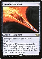 Magic the Gathering Card - Sword of the Meek - MTG Circle