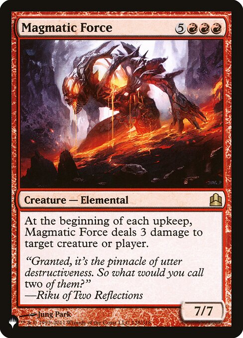 Magic the Gathering Card - Magmatic Force - MTG Circle