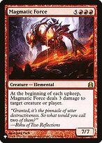 Magic the Gathering Card - Magmatic Force - MTG Circle