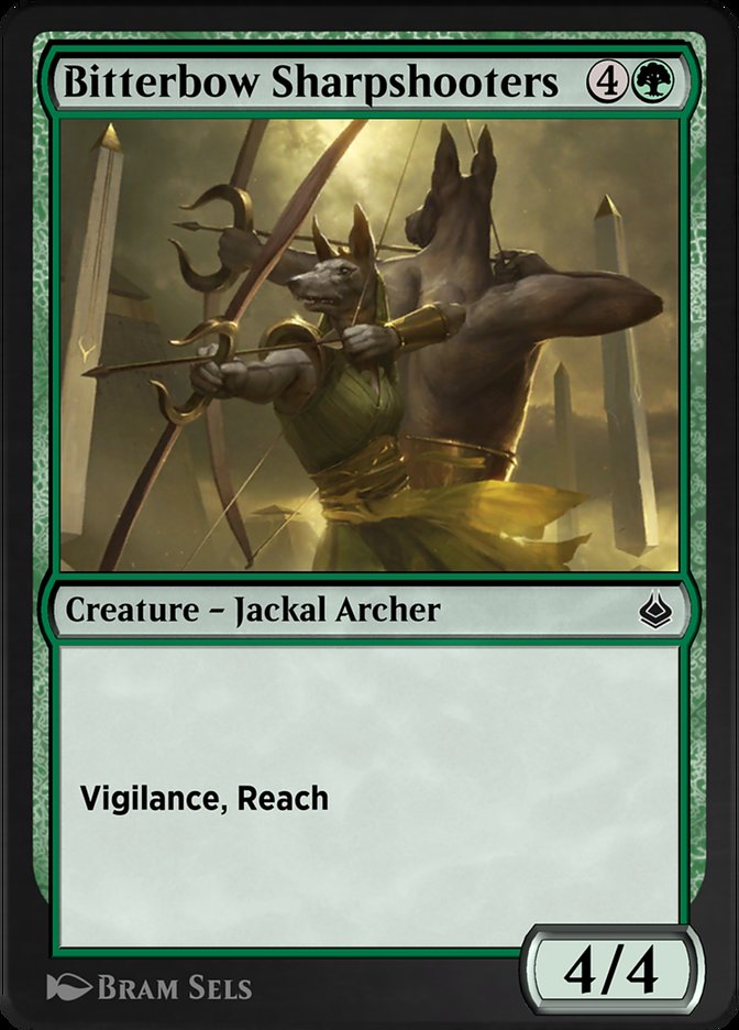 Magic the Gathering Card - Bitterbow Sharpshooters - MTG Circle