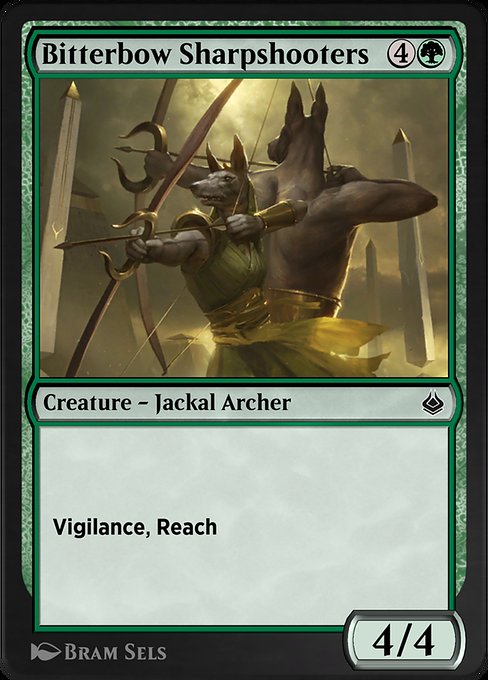 Magic the Gathering Card - Bitterbow Sharpshooters - MTG Circle