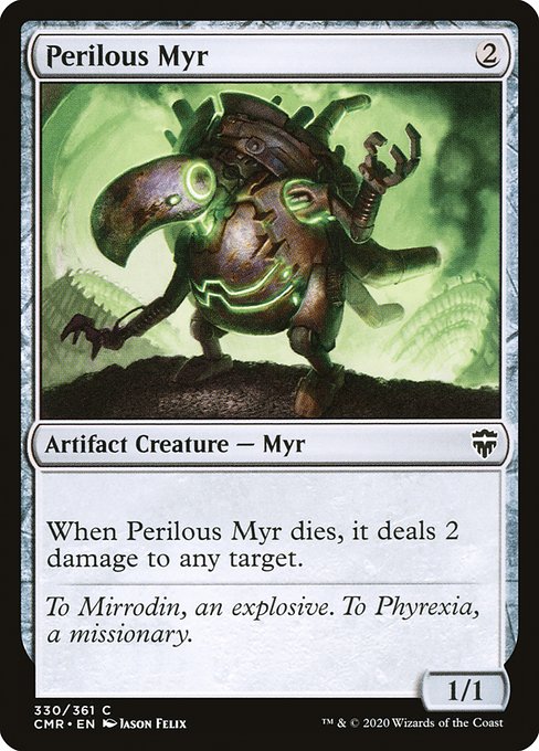 Magic the Gathering Card - Perilous Myr - MTG Circle