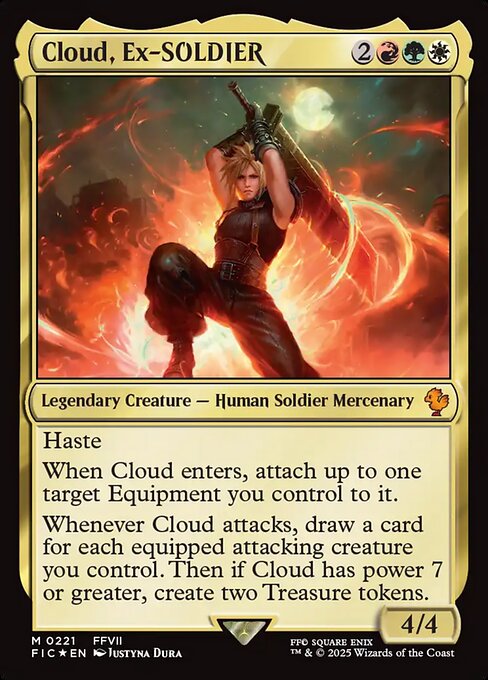 Magic the Gathering Card - Cloud, Ex-SOLDIER - MTG Circle