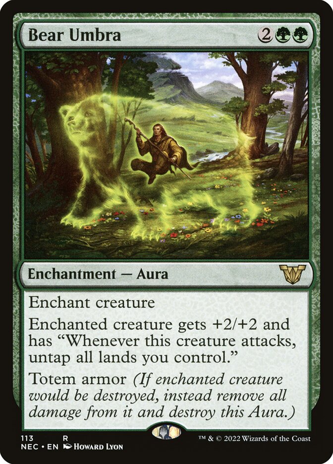 Magic the Gathering Card - Bear Umbra - MTG Circle