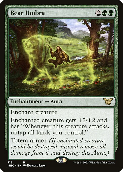 Magic the Gathering Card - Bear Umbra - MTG Circle