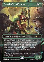 Magic the Gathering Card - Druid of Purification - MTG Circle
