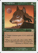 Magic the Gathering Card - Wyluli Wolf - MTG Circle