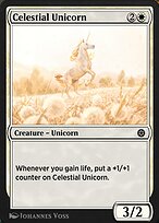 Magic the Gathering Card - Celestial Unicorn - MTG Circle