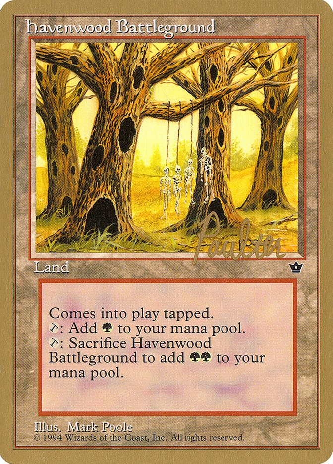 Magic the Gathering Card - Havenwood Battleground - MTG Circle