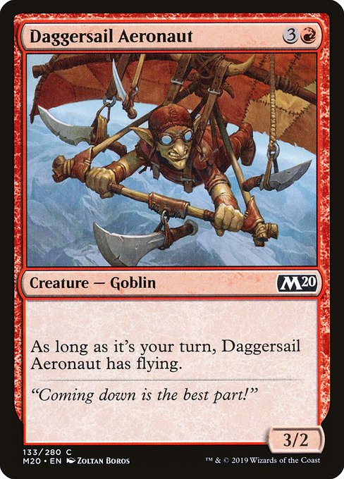 Magic the Gathering Card - Daggersail Aeronaut - MTG Circle
