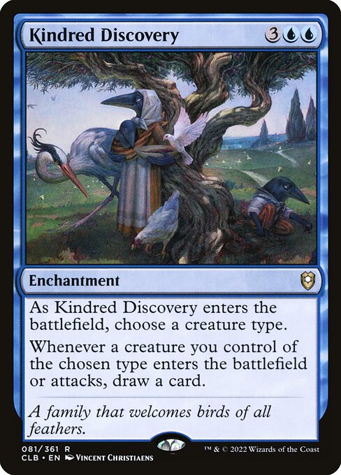 Magic the Gathering Card - Kindred Discovery - MTG Circle