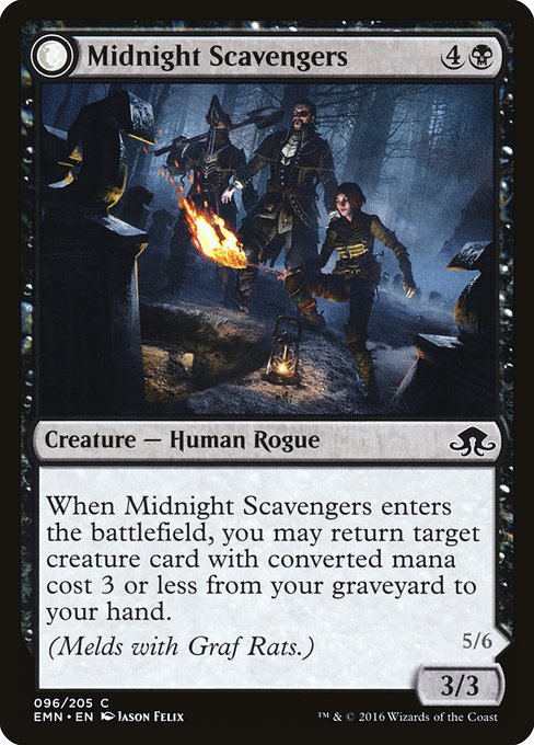 Magic the Gathering Card - Midnight Scavengers - MTG Circle