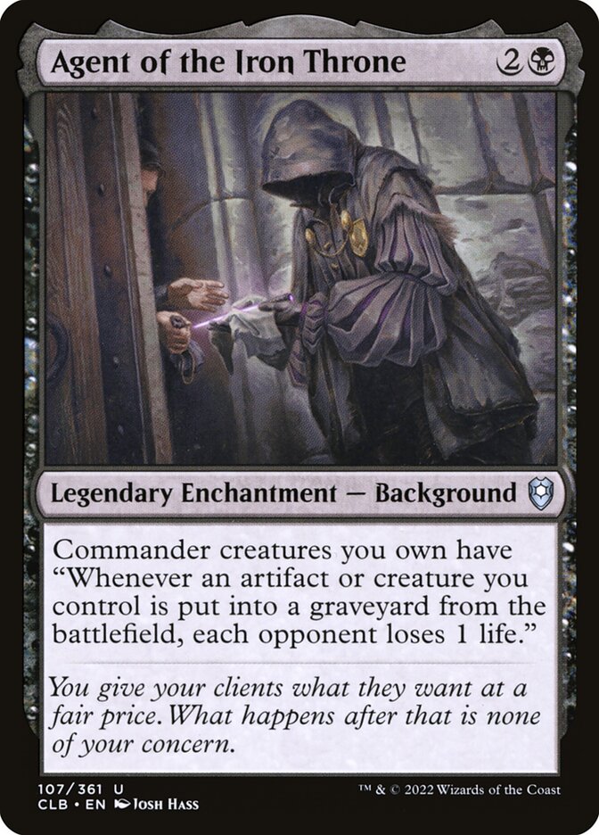 Magic the Gathering Card - Agent of the Iron Throne - MTG Circle