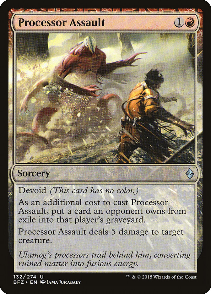 Magic the Gathering Card - Processor Assault - MTG Circle