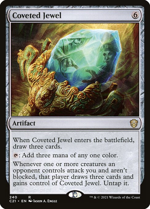 Magic the Gathering Card - Coveted Jewel - MTG Circle