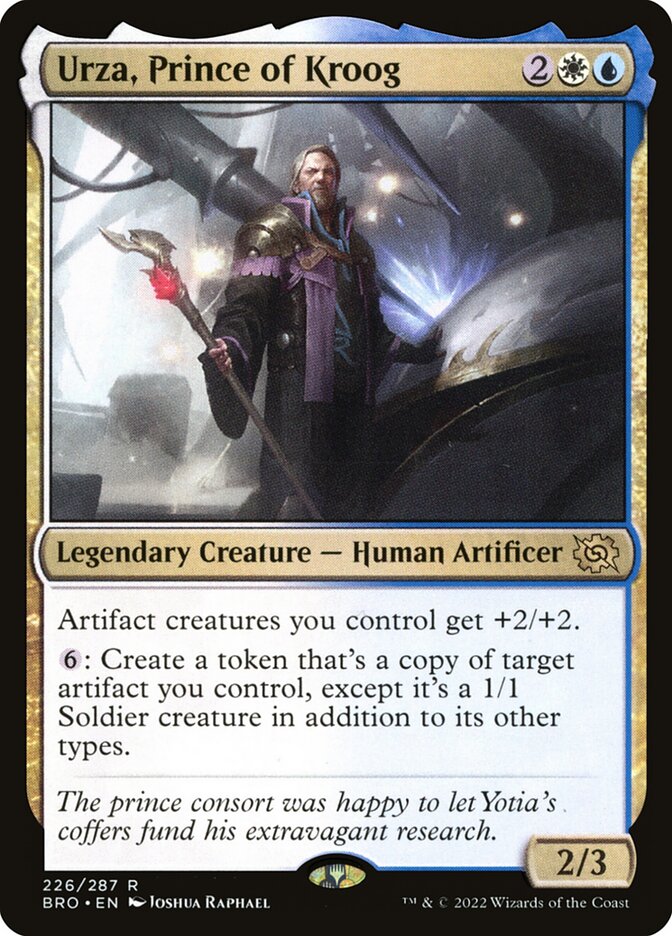 Magic the Gathering Card - Urza, Prince of Kroog - MTG Circle