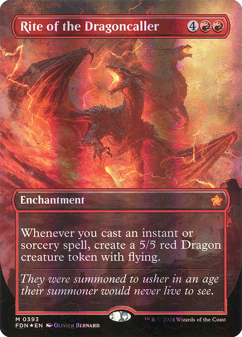 Magic the Gathering Card - Rite of the Dragoncaller - MTG Circle