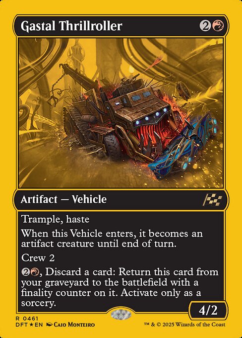Magic the Gathering Card - Gastal Thrillroller - MTG Circle