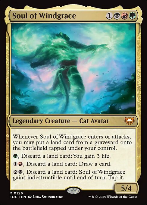 Magic the Gathering Card - Soul of Windgrace - MTG Circle