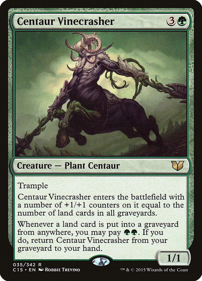 Magic the Gathering Card - Centaur Vinecrasher - MTG Circle