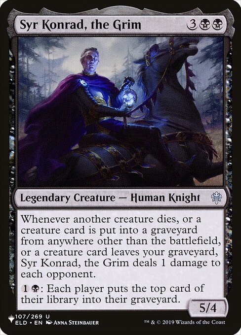 Magic the Gathering Card - Syr Konrad, the Grim - MTG Circle