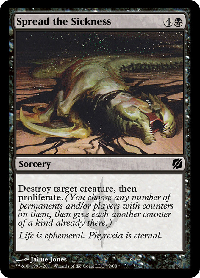Magic the Gathering Card - Spread the Sickness - MTG Circle