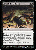 Magic the Gathering Card - Spread the Sickness - MTG Circle