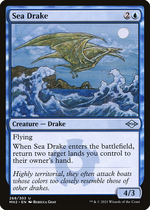 Magic the Gathering Card - Sea Drake - MTG Circle
