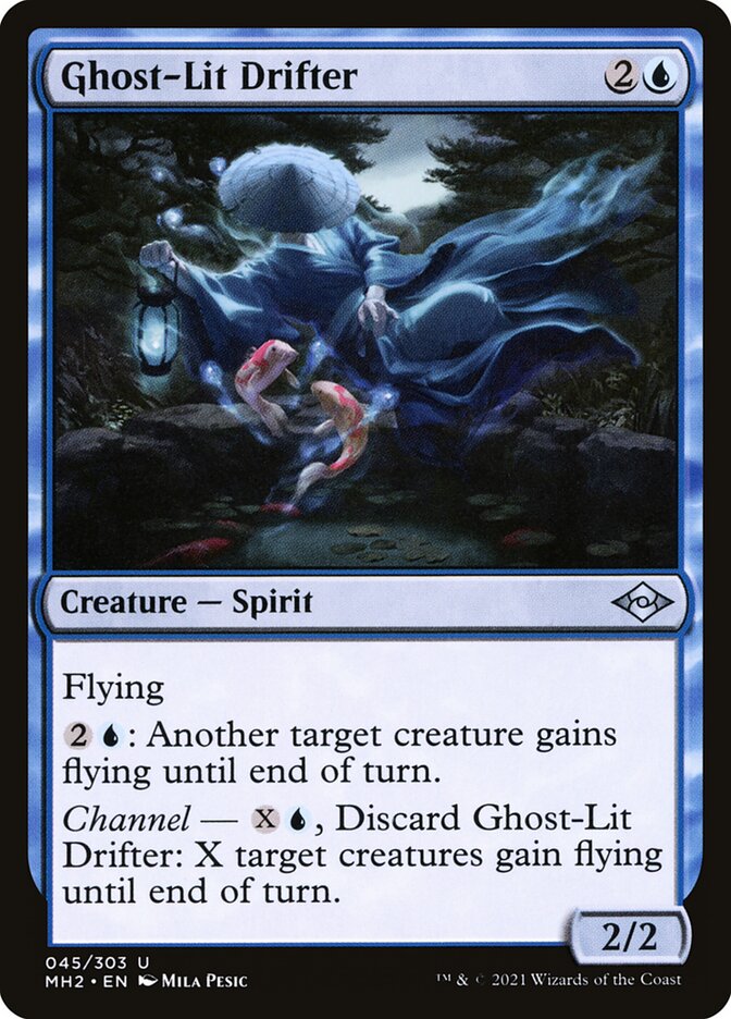 Magic the Gathering Card - Ghost-Lit Drifter - MTG Circle
