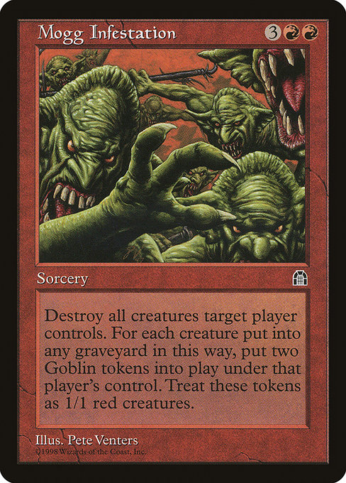 Magic the Gathering Card - Mogg Infestation - MTG Circle
