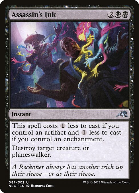 Magic the Gathering Card - Assassin's Ink - MTG Circle