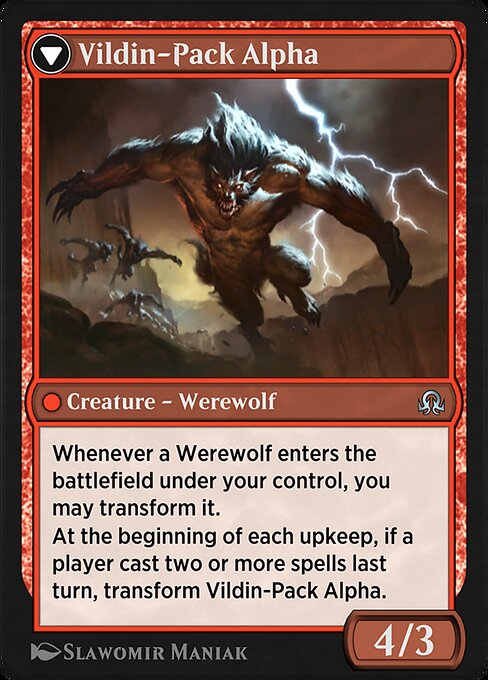 Magic the Gathering Card - Vildin-Pack Alpha - MTG Circle