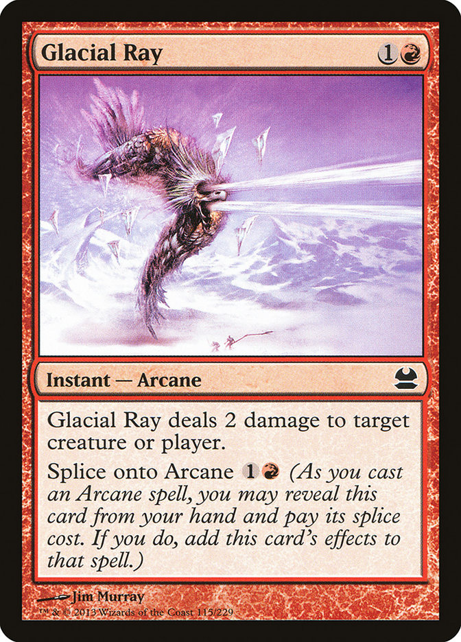 Magic the Gathering Card - Glacial Ray - MTG Circle