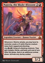 Magic the Gathering Card - Najeela, the Blade-Blossom - MTG Circle