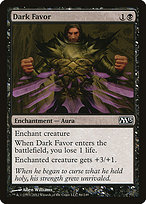 Magic the Gathering Card - Dark Favor - MTG Circle