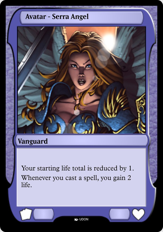 Magic the Gathering Card - Serra Angel Avatar - MTG Circle