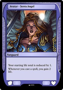 Magic the Gathering Card - Serra Angel Avatar - MTG Circle