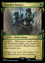 Magic the Gathering Card - Dúnedain Rangers - MTG Circle