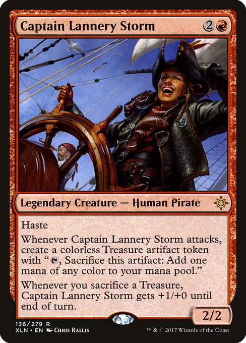 Magic the Gathering Card - Captain Lannery Storm - MTG Circle
