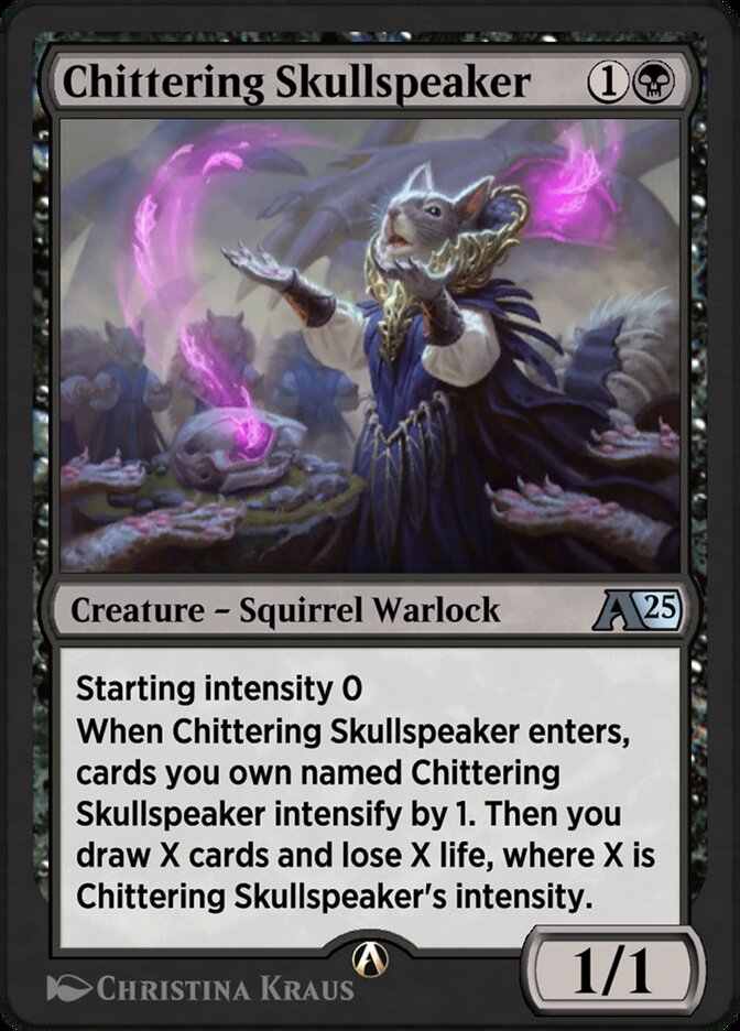 Magic the Gathering Card - Chittering Skullspeaker - MTG Circle